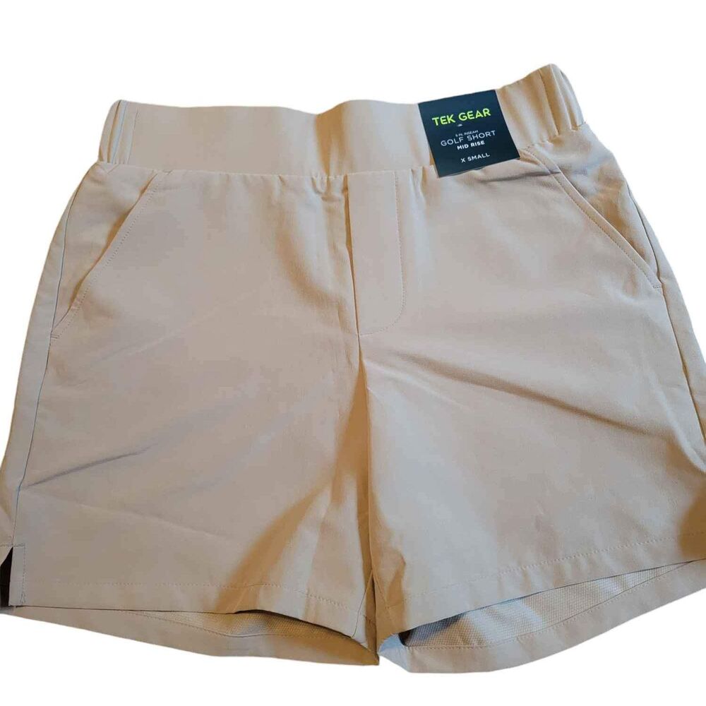 NWT Women's Size XS Tek Gear Golf Shorts Elastic Waistband